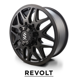 Buy (Set of 6) Dually Wheels Revolt - Matte Black