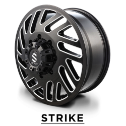 Buy (Set of 6) Dually Wheels Strike - Gloss Black Milled,20x8.25,8x200 DW-STRIKE at FitWheelswholesale